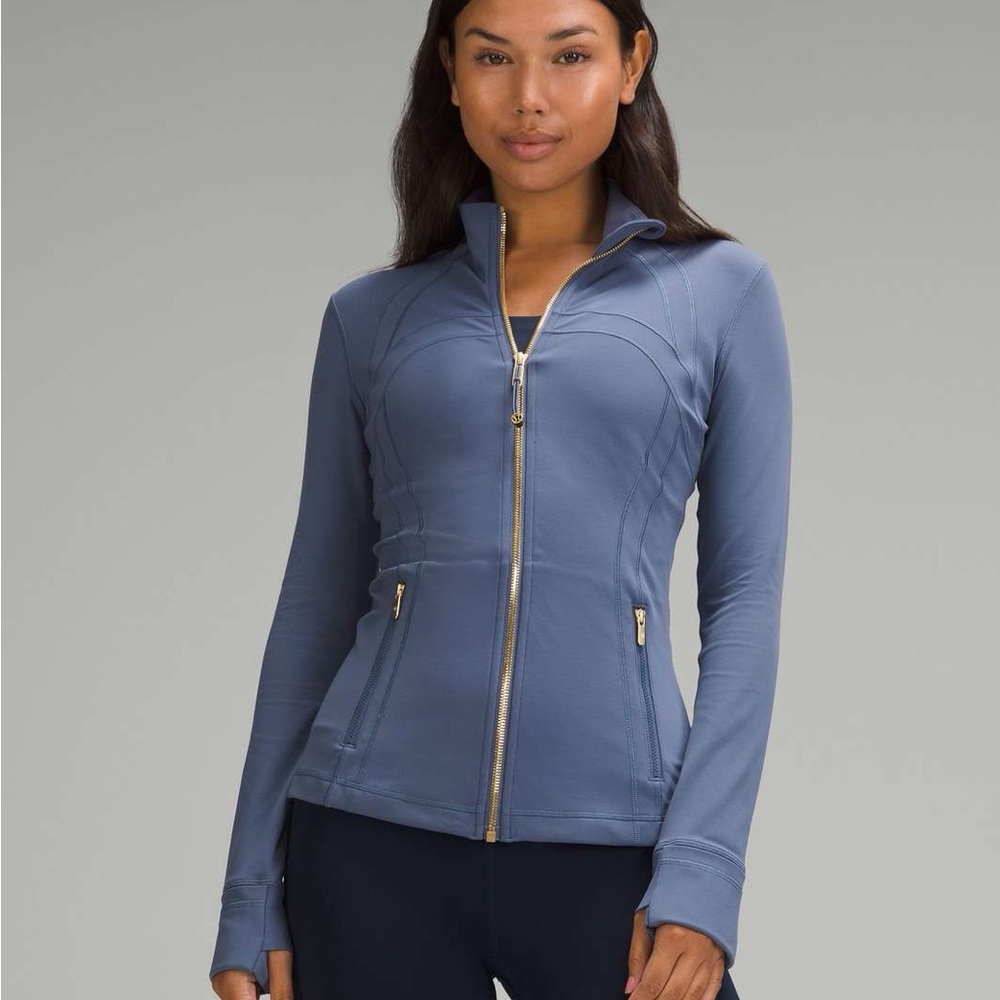 Women's Lululemon Define Jacket Nulu Blue/Gold